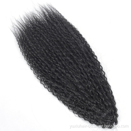 Hair extensions crochet hair curly bohemian wave 20 inches synthetic braiding hair afro